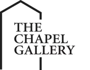 Logo of The Chapel Gallery featuring modern typography and a minimalist outline.